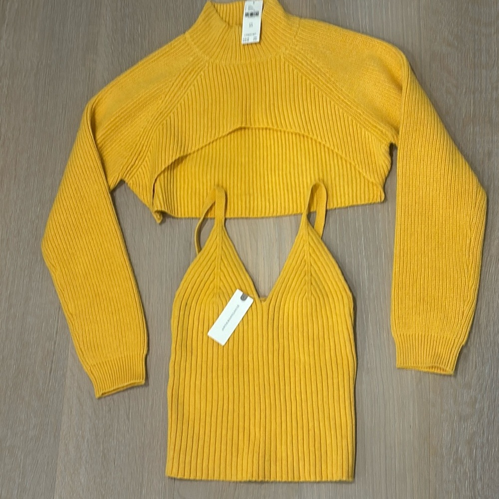 NWT Anthropology Tank and Sweater Set